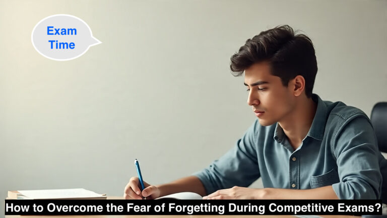 How to Overcome the Fear of Forgetting During Competitive Exams? 2 How to Overcome the Fear of Forgetting During Competitive Exams?