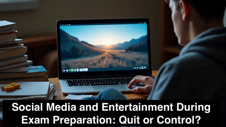 Social Media and Entertainment During Exam Preparation 2 Social Media and Entertainment During Exam Preparation: Quit or Control?