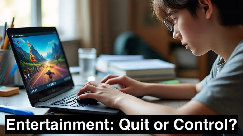 Social Media and Entertainment During Exam Preparation 3 Entertainment: Quit or Control?