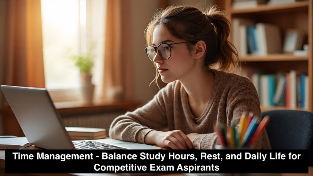 Time Management – How to Balance Study Hours Rest and Daily Life for Competitive Exam Aspirants2