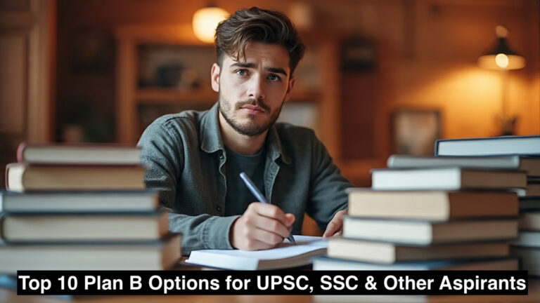 Top 10 Plan B Options for UPSC, SSC & Other Aspirants 2 Top 10 Plan B Options for UPSC SSC & Other Aspirants